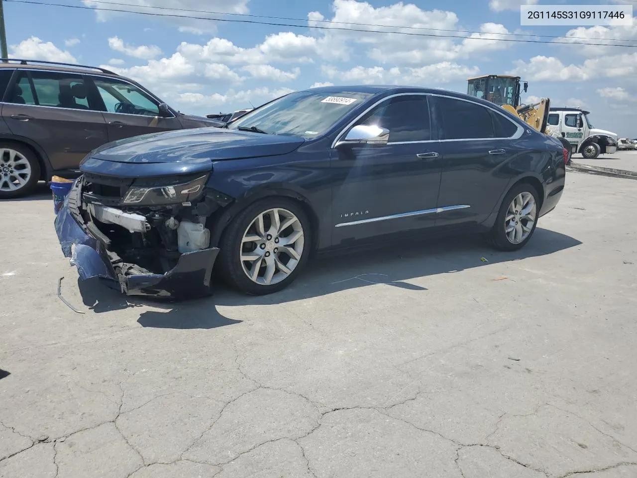 2016 Chevrolet Impala Ltz VIN: 2G1145S31G9117446 Lot: 73794444