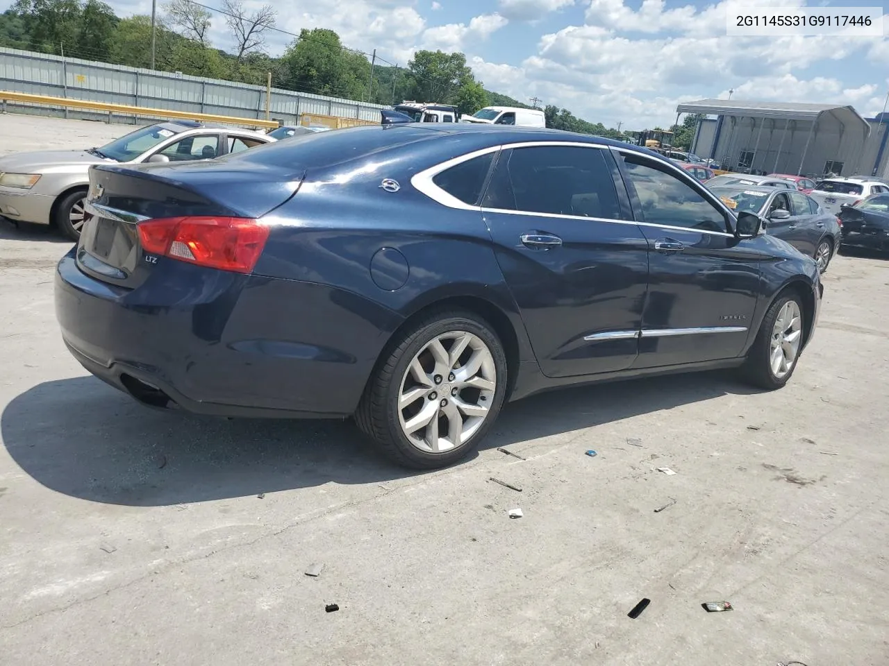 2016 Chevrolet Impala Ltz VIN: 2G1145S31G9117446 Lot: 73794444