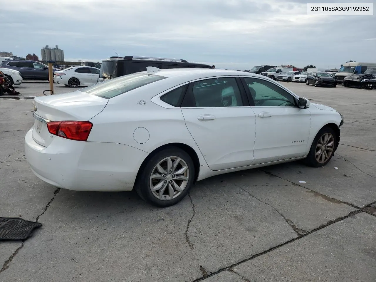 2016 Chevrolet Impala Lt VIN: 2G1105SA3G9192952 Lot: 74179284