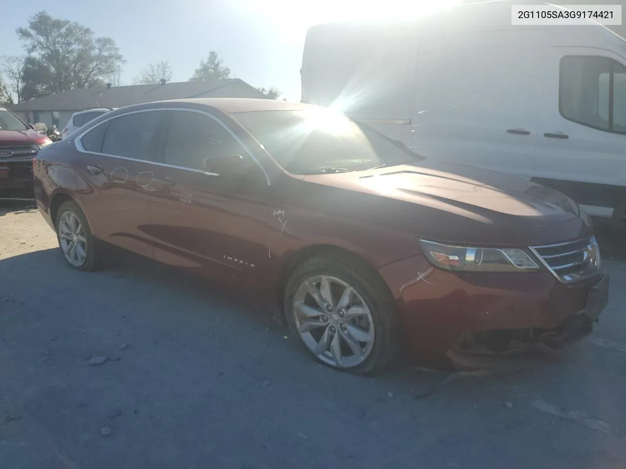 2G1105SA3G9174421 2016 Chevrolet Impala Lt