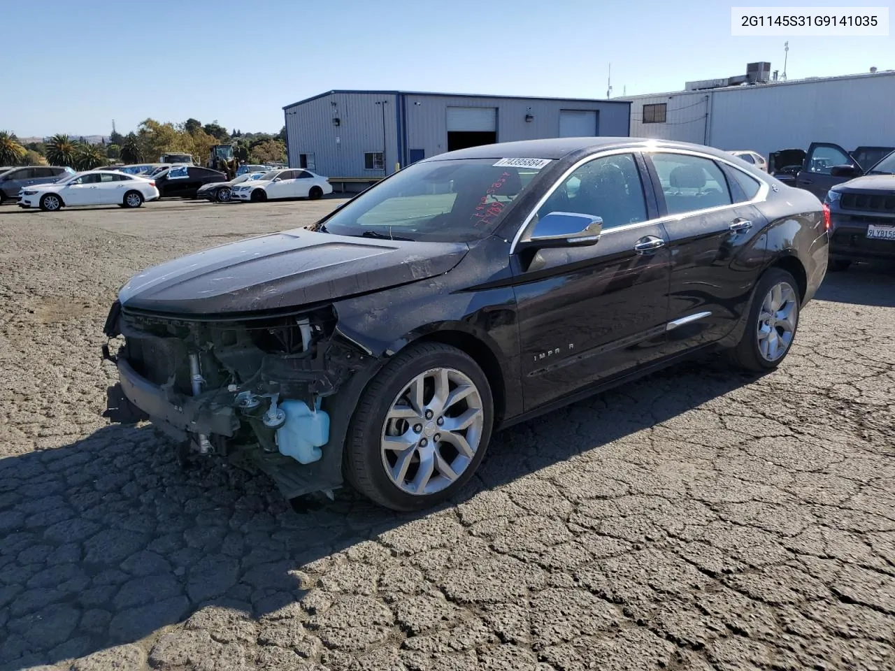 2016 Chevrolet Impala Ltz VIN: 2G1145S31G9141035 Lot: 74395884