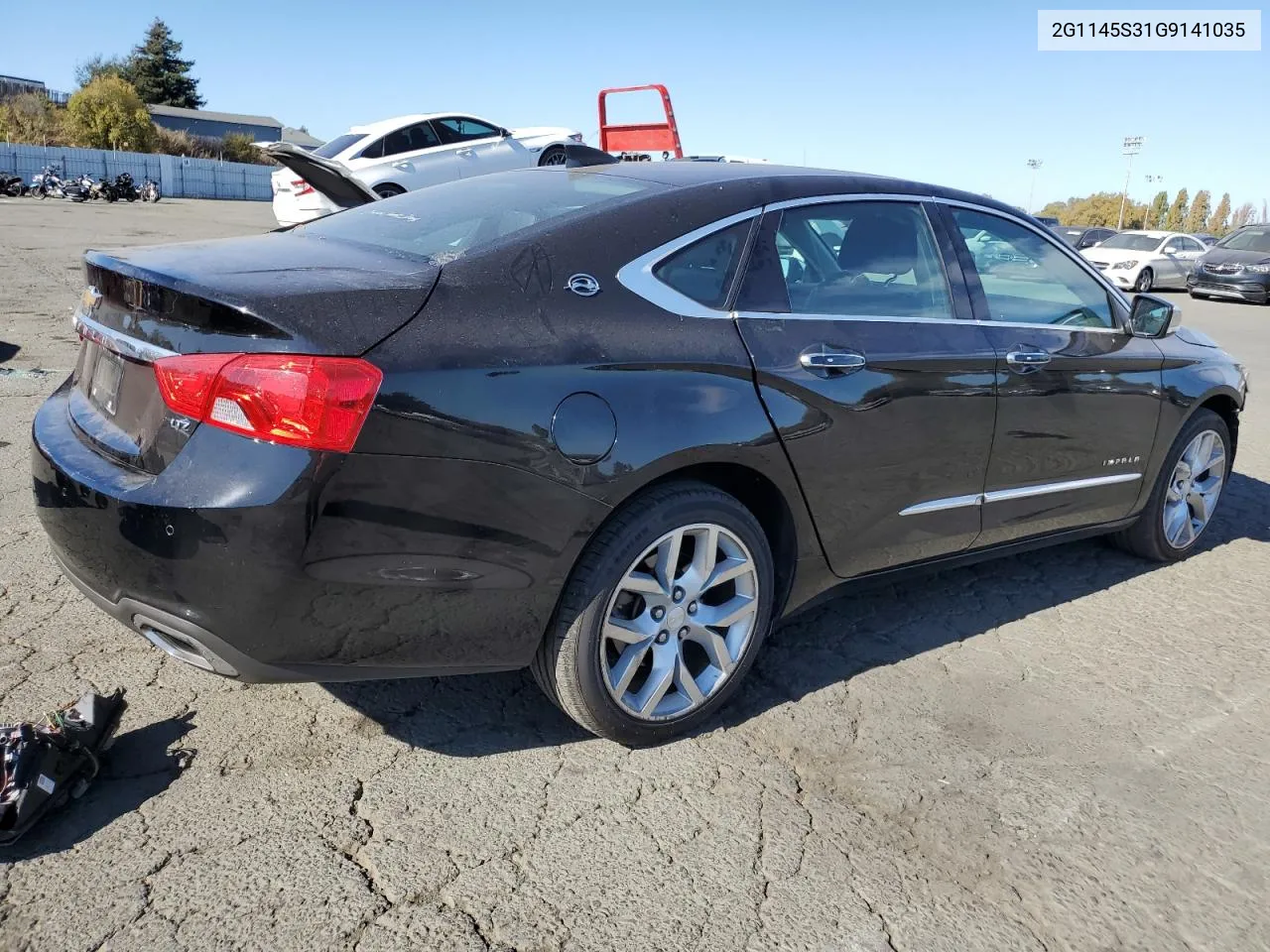 2016 Chevrolet Impala Ltz VIN: 2G1145S31G9141035 Lot: 74395884