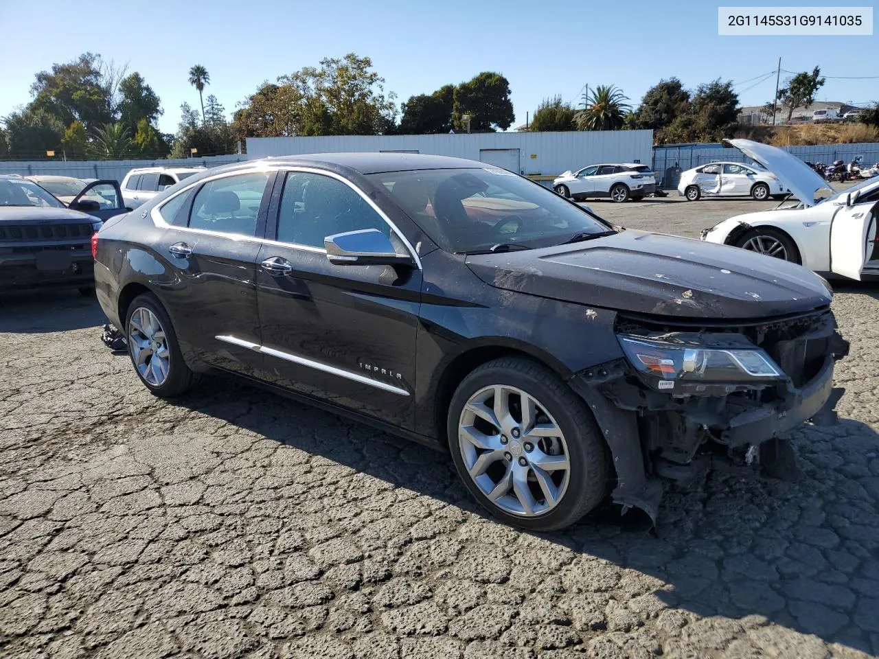 2016 Chevrolet Impala Ltz VIN: 2G1145S31G9141035 Lot: 74395884