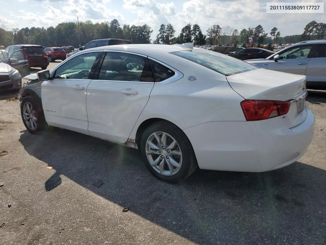 2016 Chevrolet Impala Lt VIN: 2G1115S38G9117727 Lot: 74776594