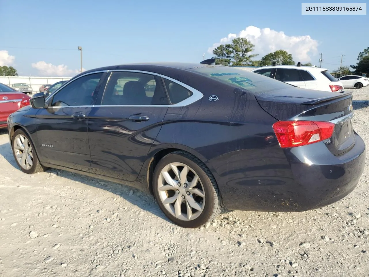 2016 Chevrolet Impala Lt VIN: 2G1115S38G9165874 Lot: 74913204