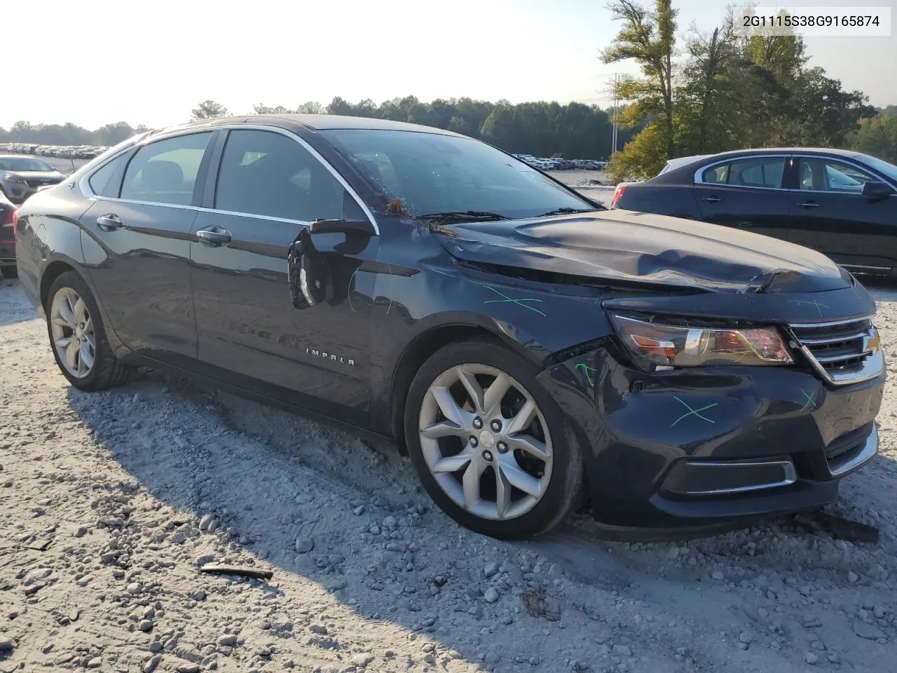 2016 Chevrolet Impala Lt VIN: 2G1115S38G9165874 Lot: 74913204