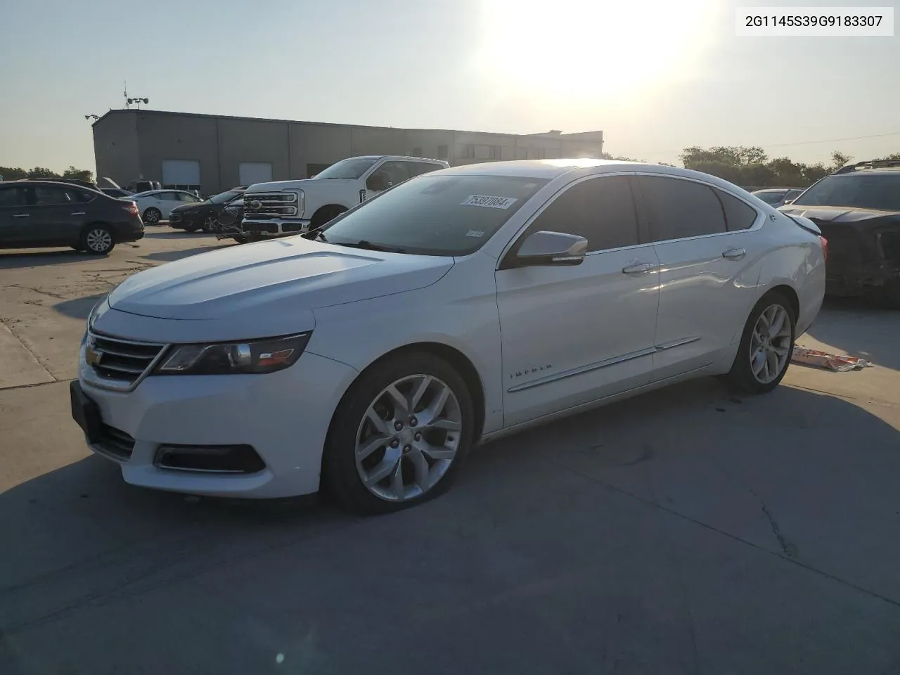 2016 Chevrolet Impala Ltz VIN: 2G1145S39G9183307 Lot: 75397084