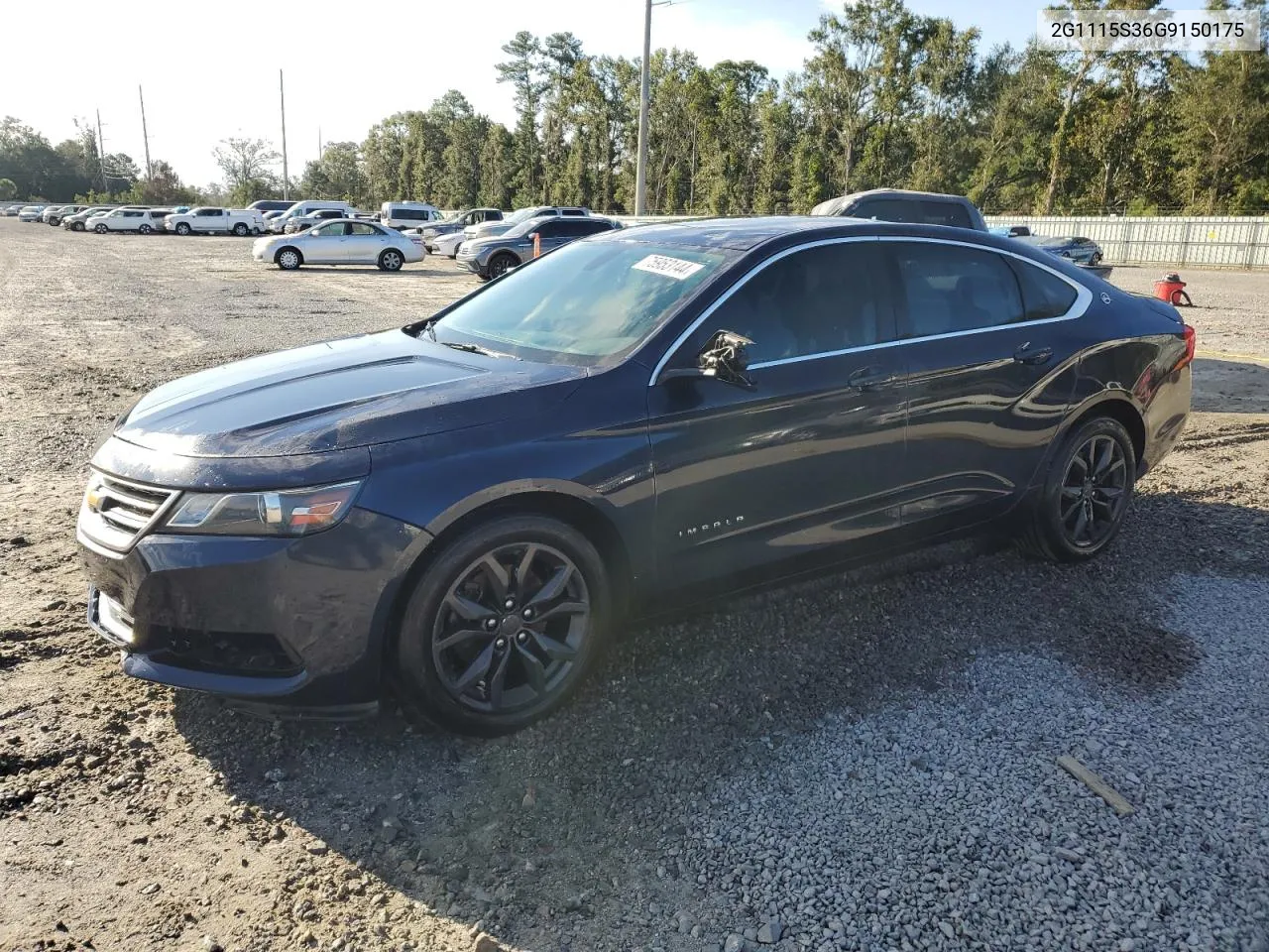 2G1115S36G9150175 2016 Chevrolet Impala Lt