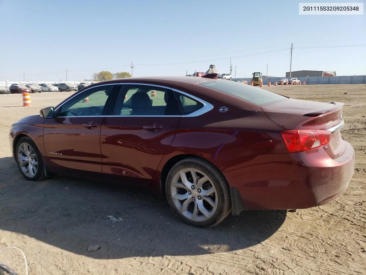 2016 Chevrolet Impala Lt VIN: 2G1115S32G9205348 Lot: 76133824