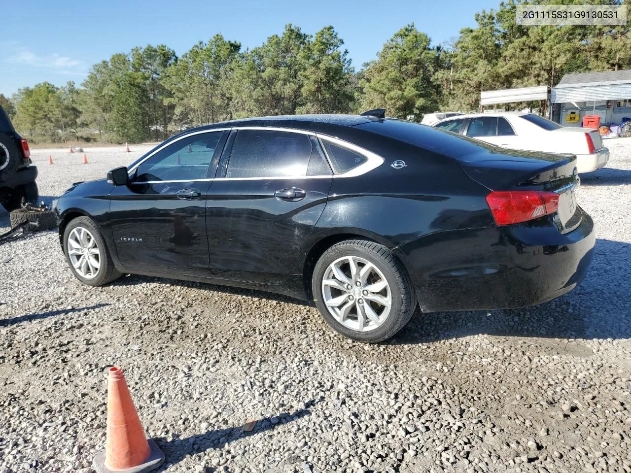 2016 Chevrolet Impala Lt VIN: 2G1115S31G9130531 Lot: 76998764