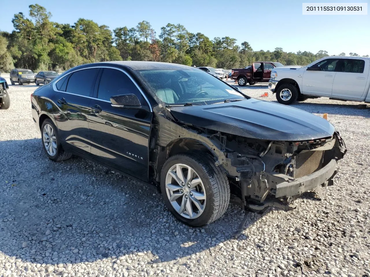 2016 Chevrolet Impala Lt VIN: 2G1115S31G9130531 Lot: 76998764