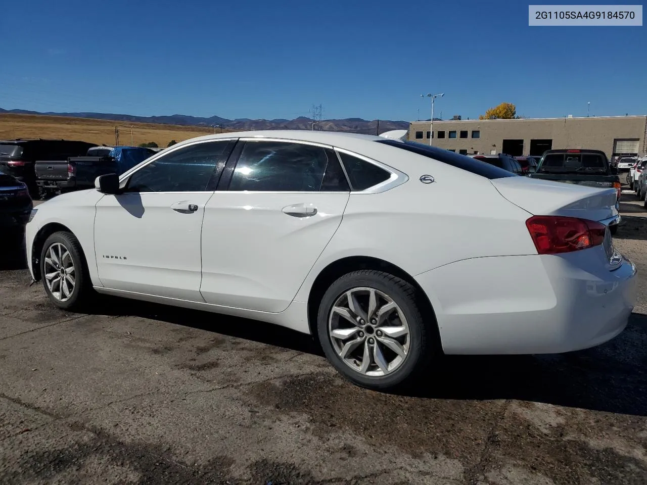 2016 Chevrolet Impala Lt VIN: 2G1105SA4G9184570 Lot: 77461884