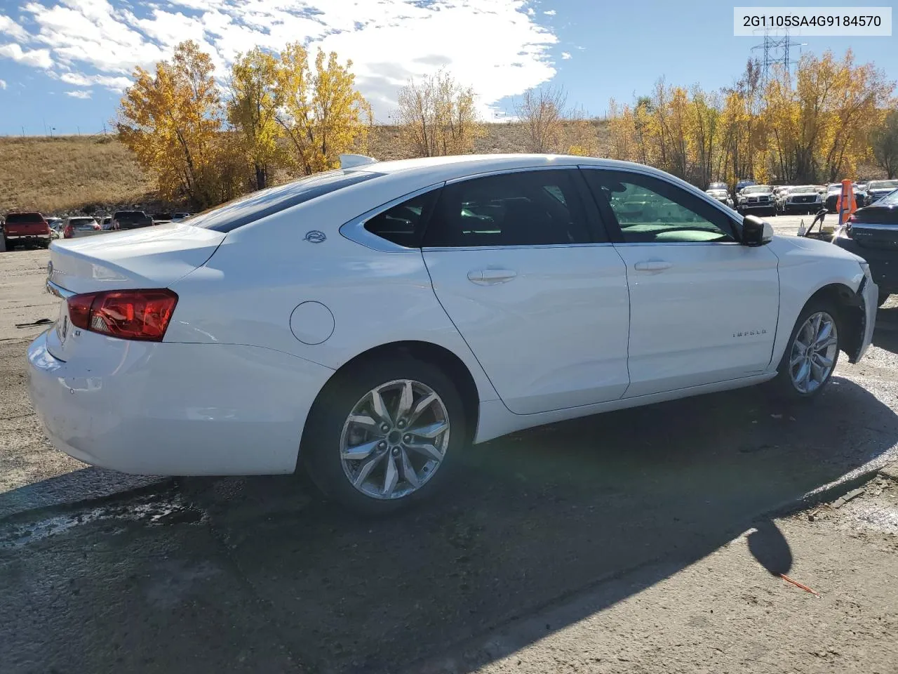 2016 Chevrolet Impala Lt VIN: 2G1105SA4G9184570 Lot: 77461884