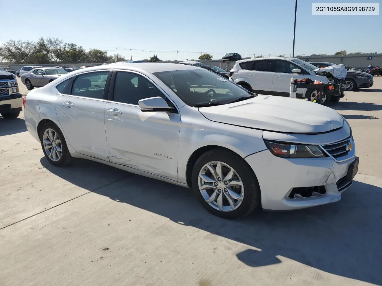 2016 Chevrolet Impala Lt VIN: 2G1105SA8G9198729 Lot: 77539324