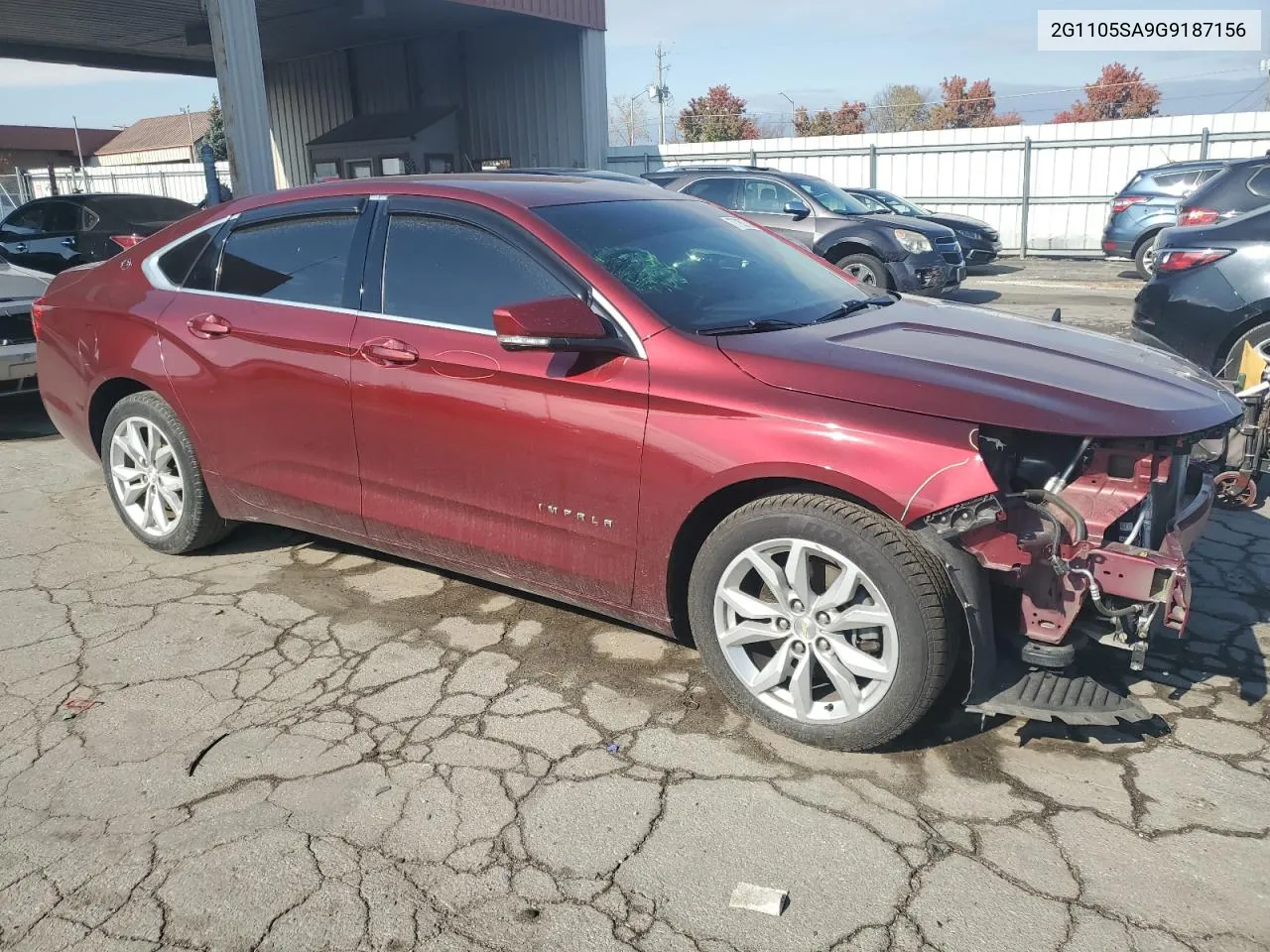 2016 Chevrolet Impala Lt VIN: 2G1105SA9G9187156 Lot: 77760734