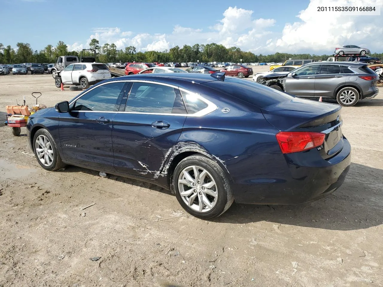 2016 Chevrolet Impala Lt VIN: 2G1115S35G9166884 Lot: 78636234