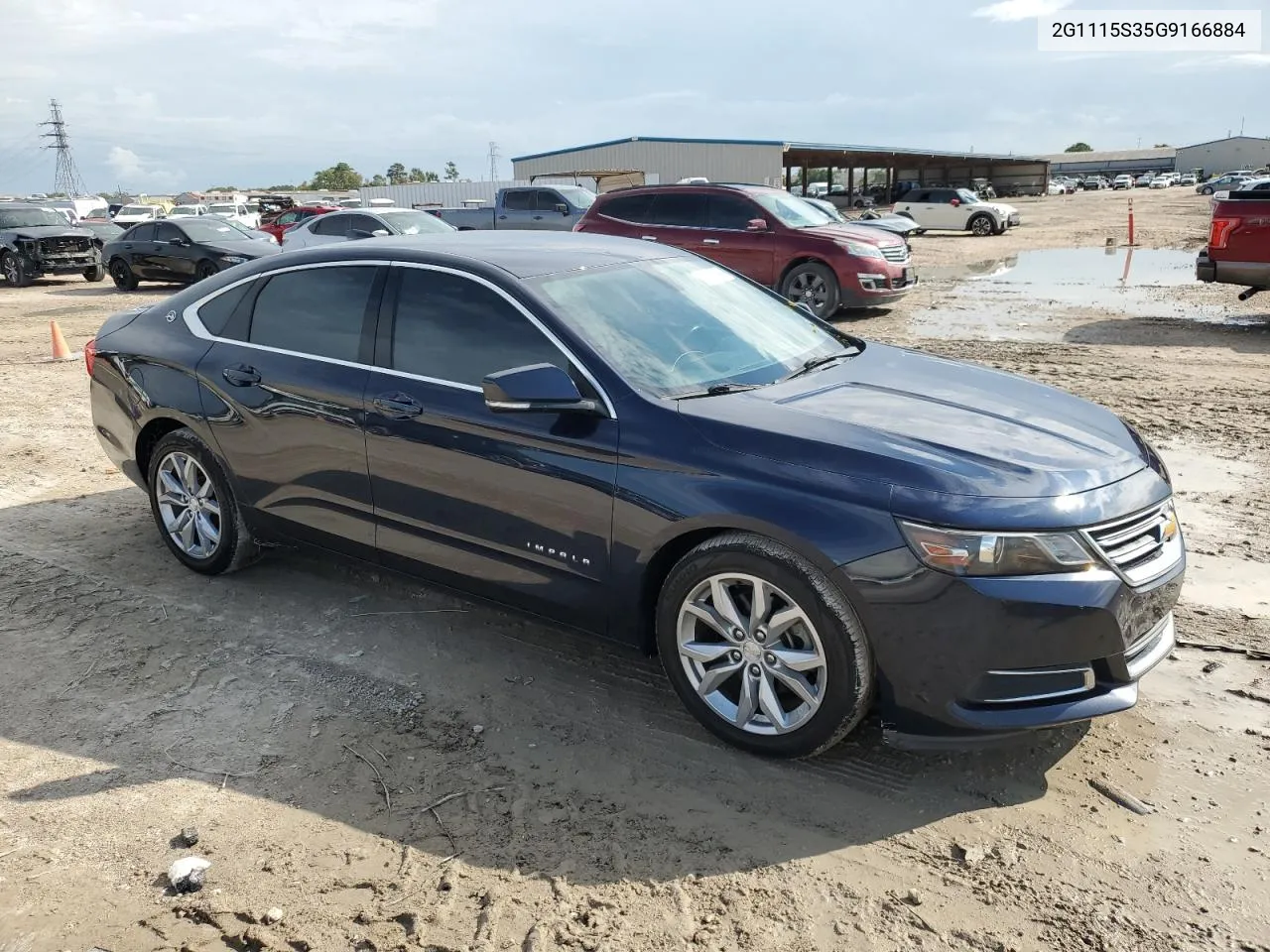 2016 Chevrolet Impala Lt VIN: 2G1115S35G9166884 Lot: 78636234