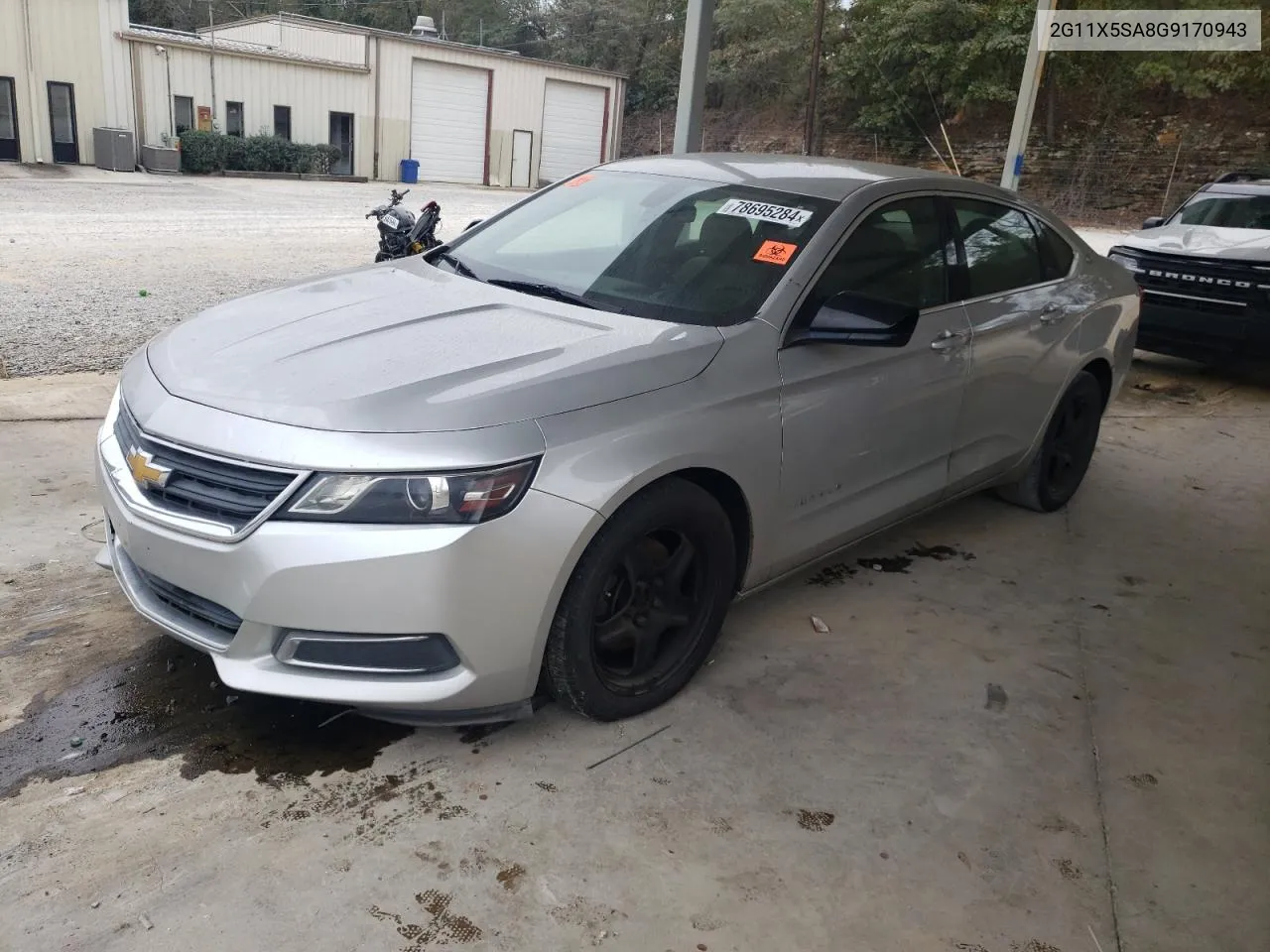 2016 Chevrolet Impala Ls VIN: 2G11X5SA8G9170943 Lot: 78695284