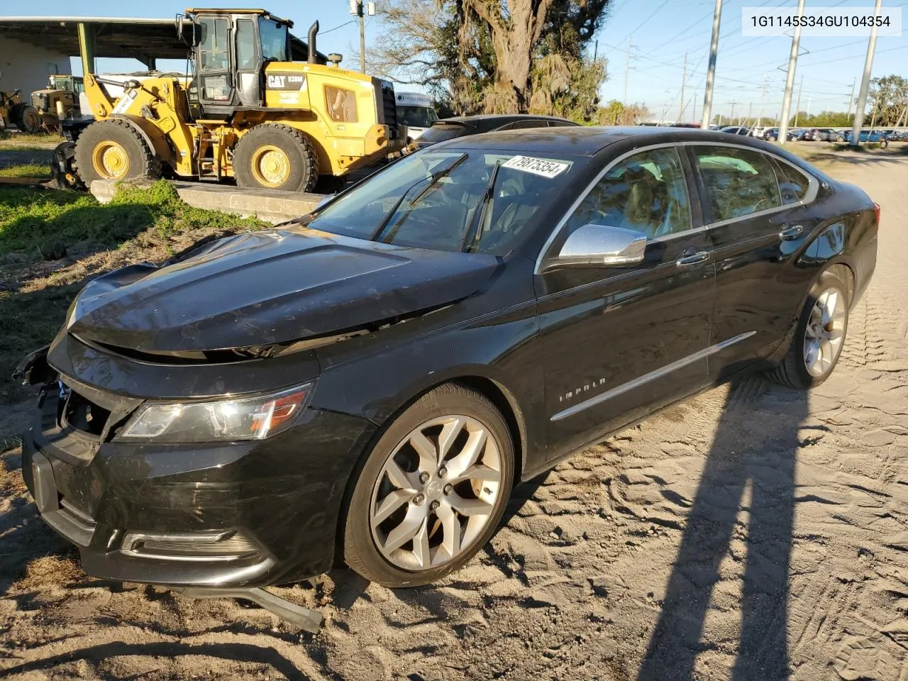 2016 Chevrolet Impala Ltz VIN: 1G1145S34GU104354 Lot: 79875354