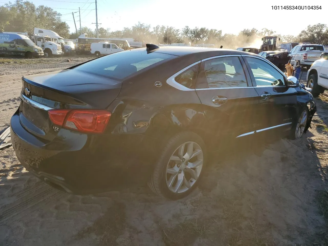 2016 Chevrolet Impala Ltz VIN: 1G1145S34GU104354 Lot: 79875354