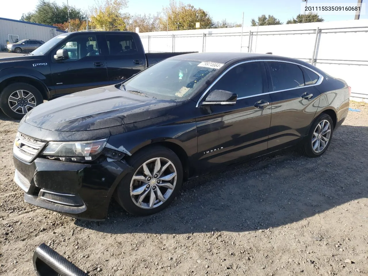 2016 Chevrolet Impala Lt VIN: 2G1115S35G9160681 Lot: 79974664