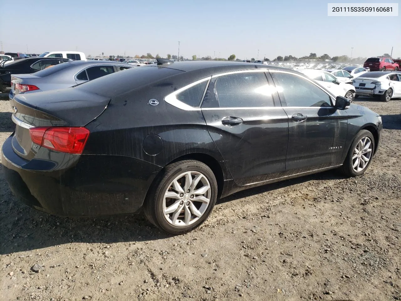 2016 Chevrolet Impala Lt VIN: 2G1115S35G9160681 Lot: 79974664