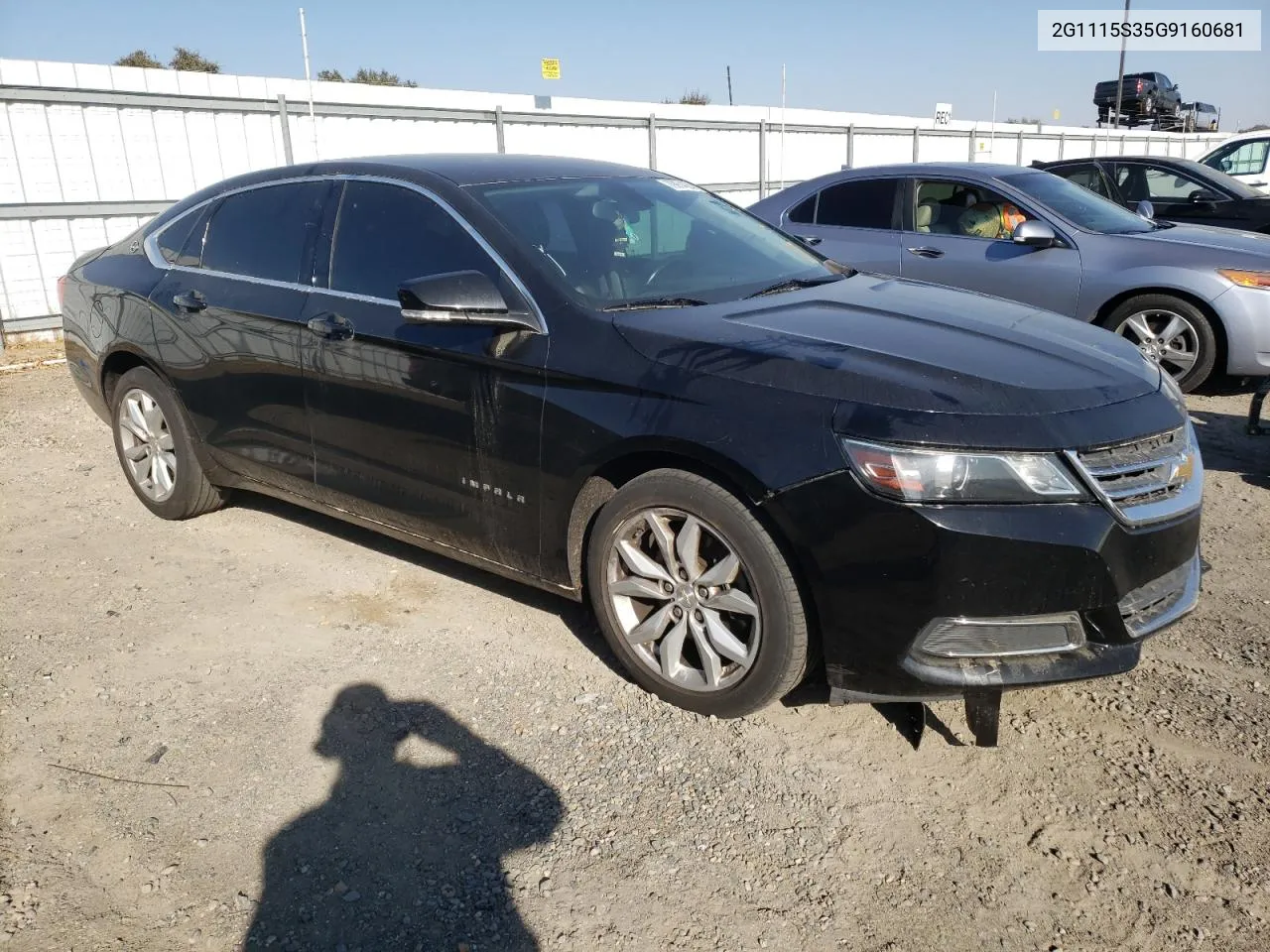 2016 Chevrolet Impala Lt VIN: 2G1115S35G9160681 Lot: 79974664