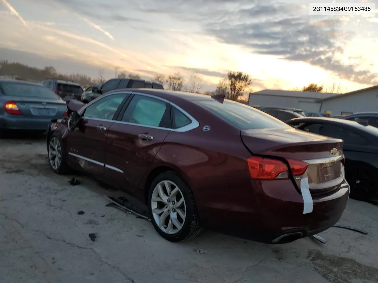 2016 Chevrolet Impala Ltz VIN: 2G1145S34G9153485 Lot: 80106314