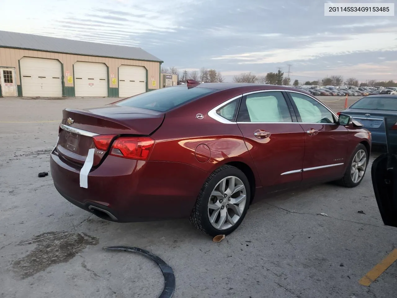 2016 Chevrolet Impala Ltz VIN: 2G1145S34G9153485 Lot: 80106314