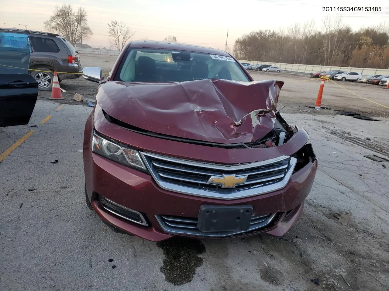 2016 Chevrolet Impala Ltz VIN: 2G1145S34G9153485 Lot: 80106314