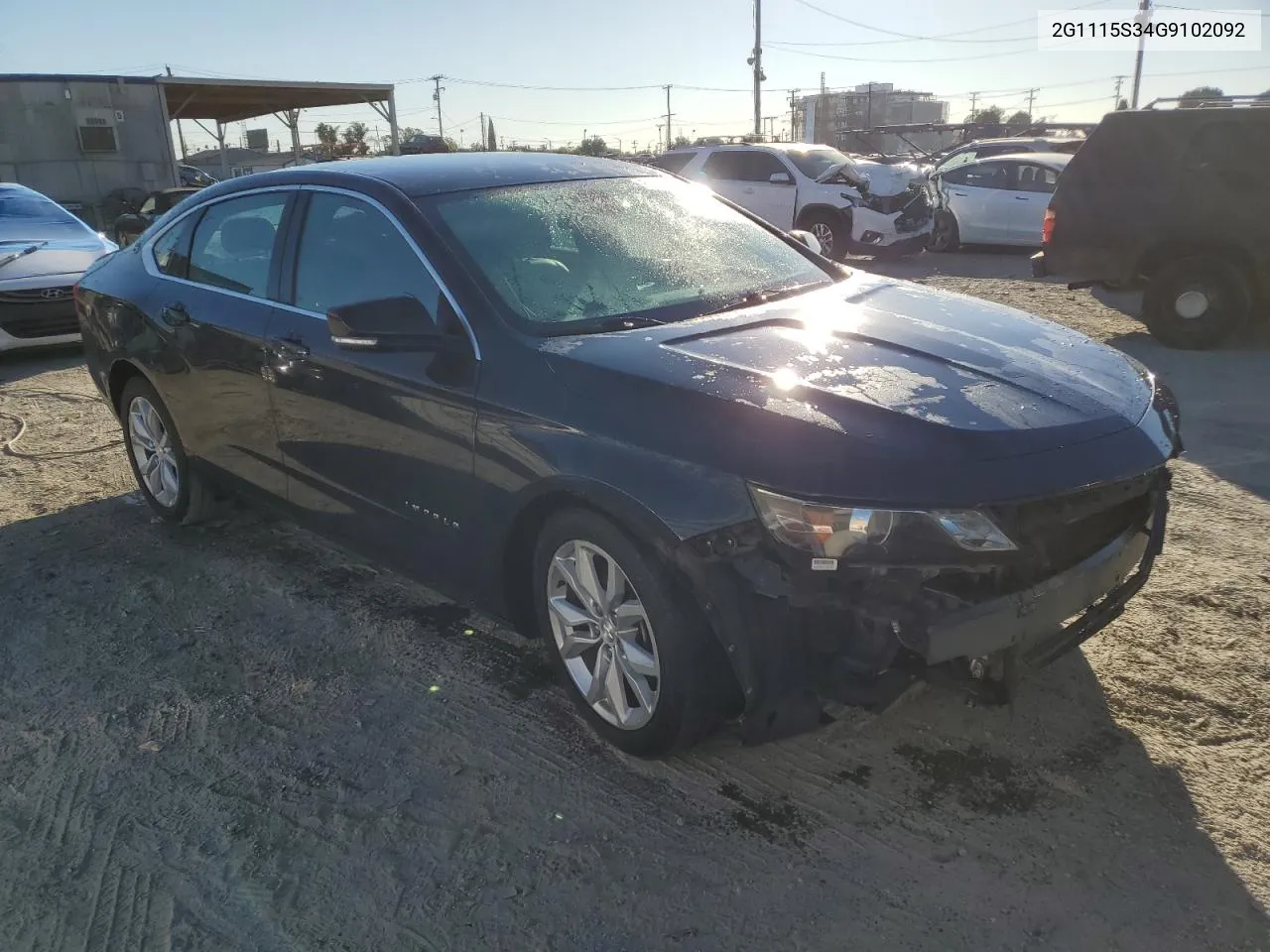 2016 Chevrolet Impala Lt VIN: 2G1115S34G9102092 Lot: 80289724