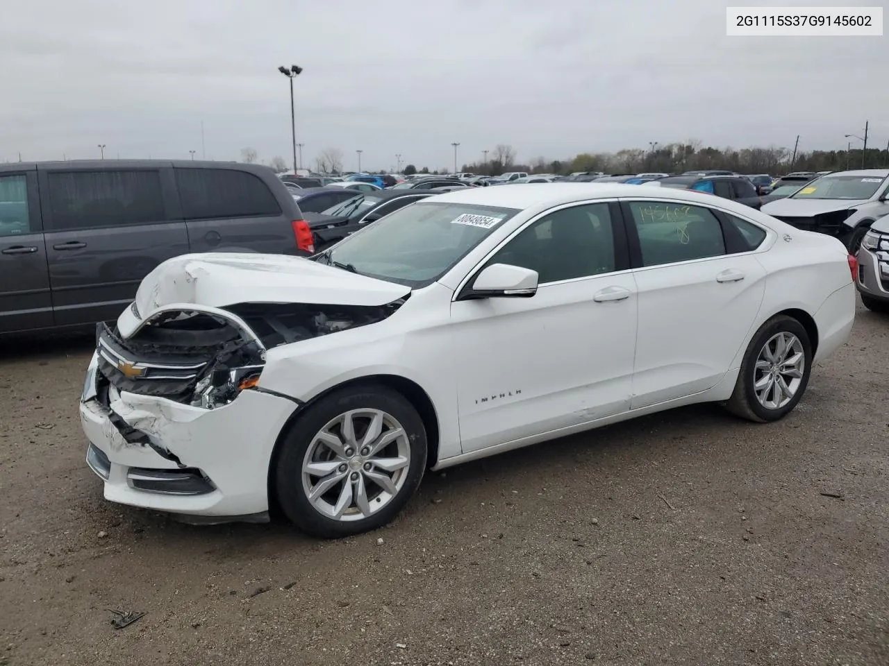 2016 Chevrolet Impala Lt VIN: 2G1115S37G9145602 Lot: 80849854