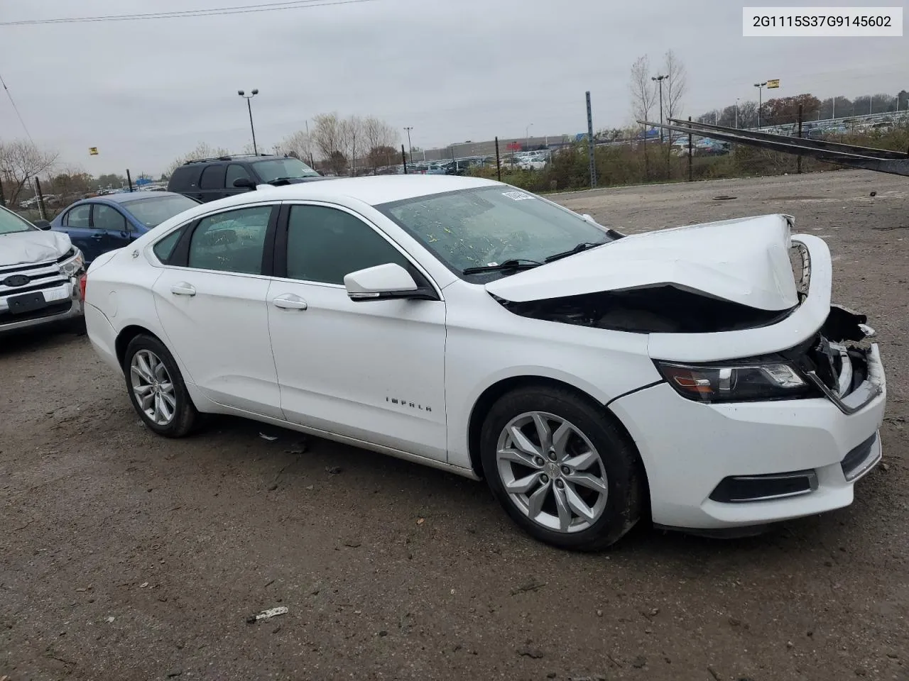 2016 Chevrolet Impala Lt VIN: 2G1115S37G9145602 Lot: 80849854