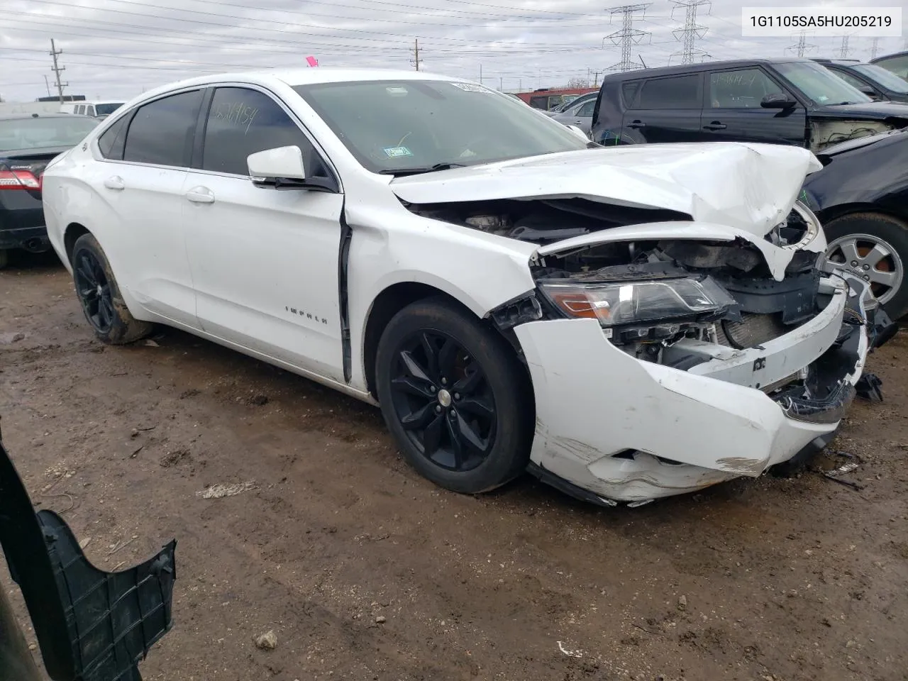 1G1105SA5HU205219 2017 Chevrolet Impala Lt