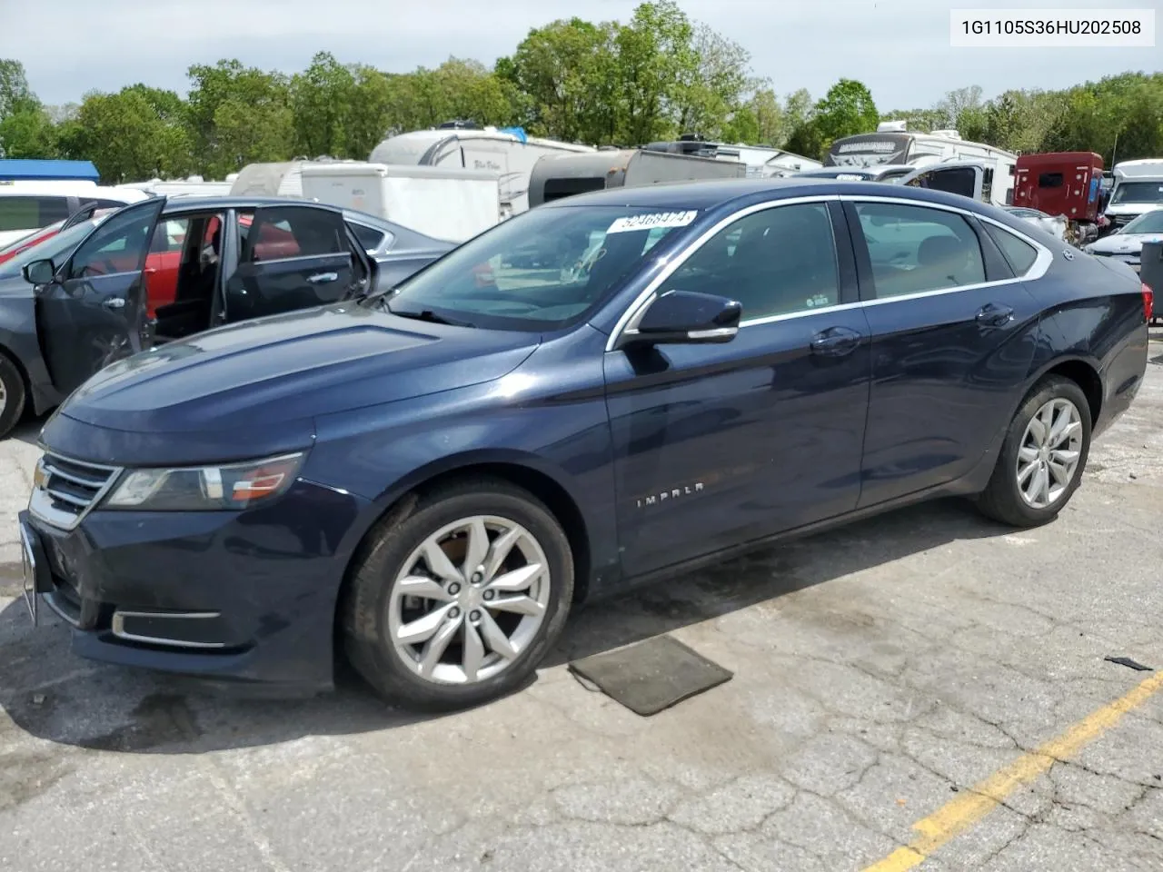 2017 Chevrolet Impala Lt VIN: 1G1105S36HU202508 Lot: 52468474