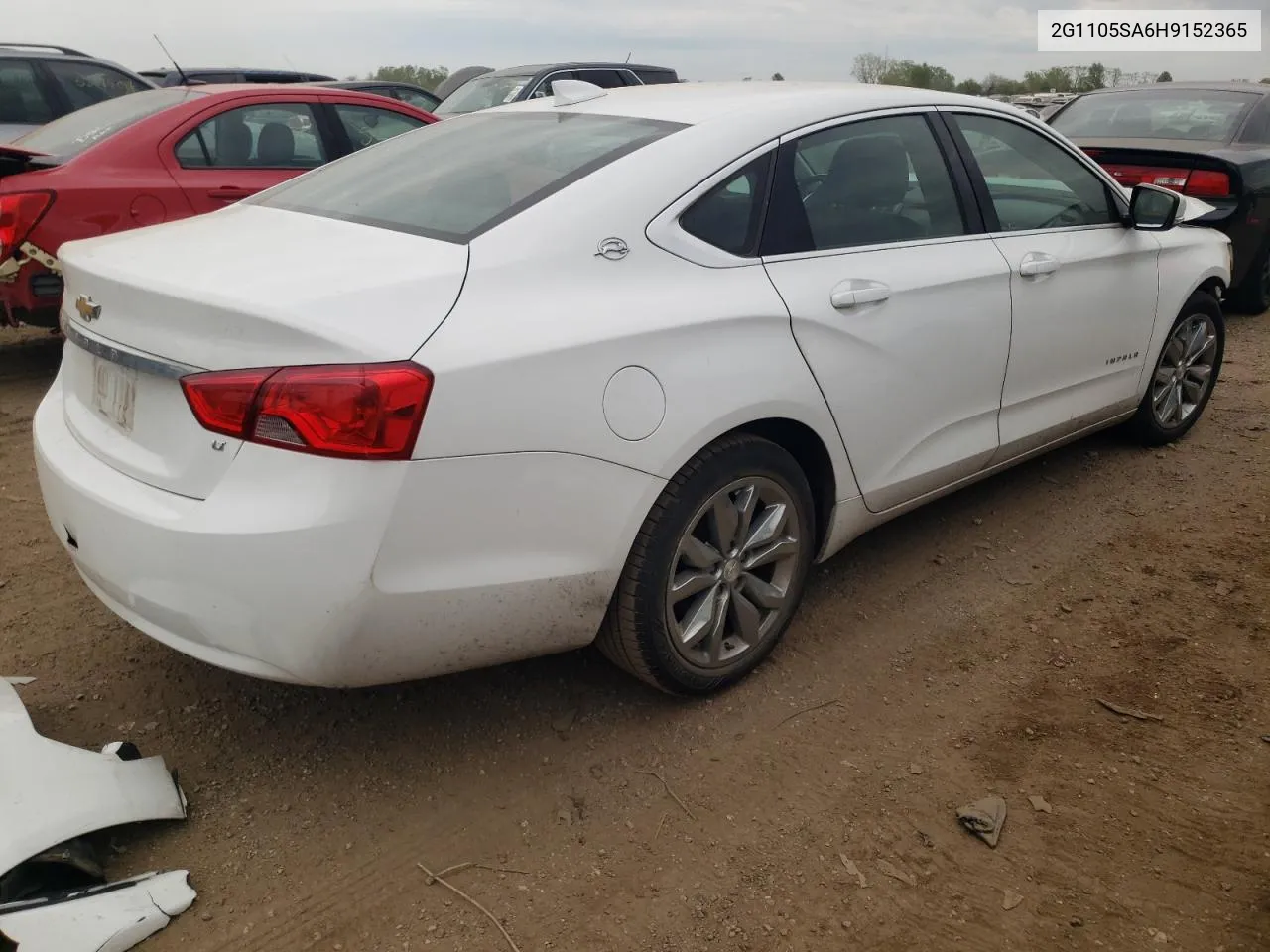 2017 Chevrolet Impala Lt VIN: 2G1105SA6H9152365 Lot: 53384474