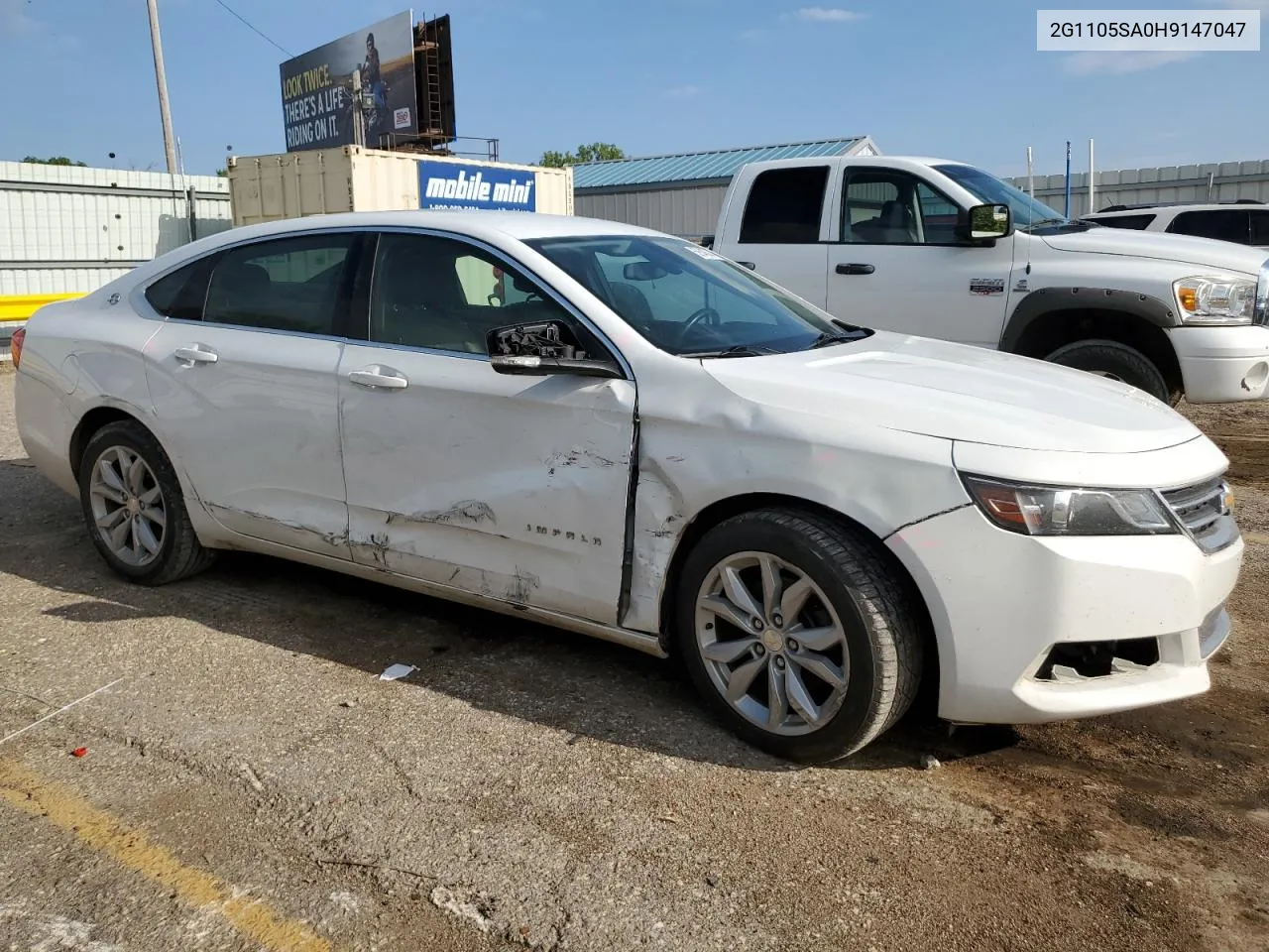 2017 Chevrolet Impala Lt VIN: 2G1105SA0H9147047 Lot: 59548044