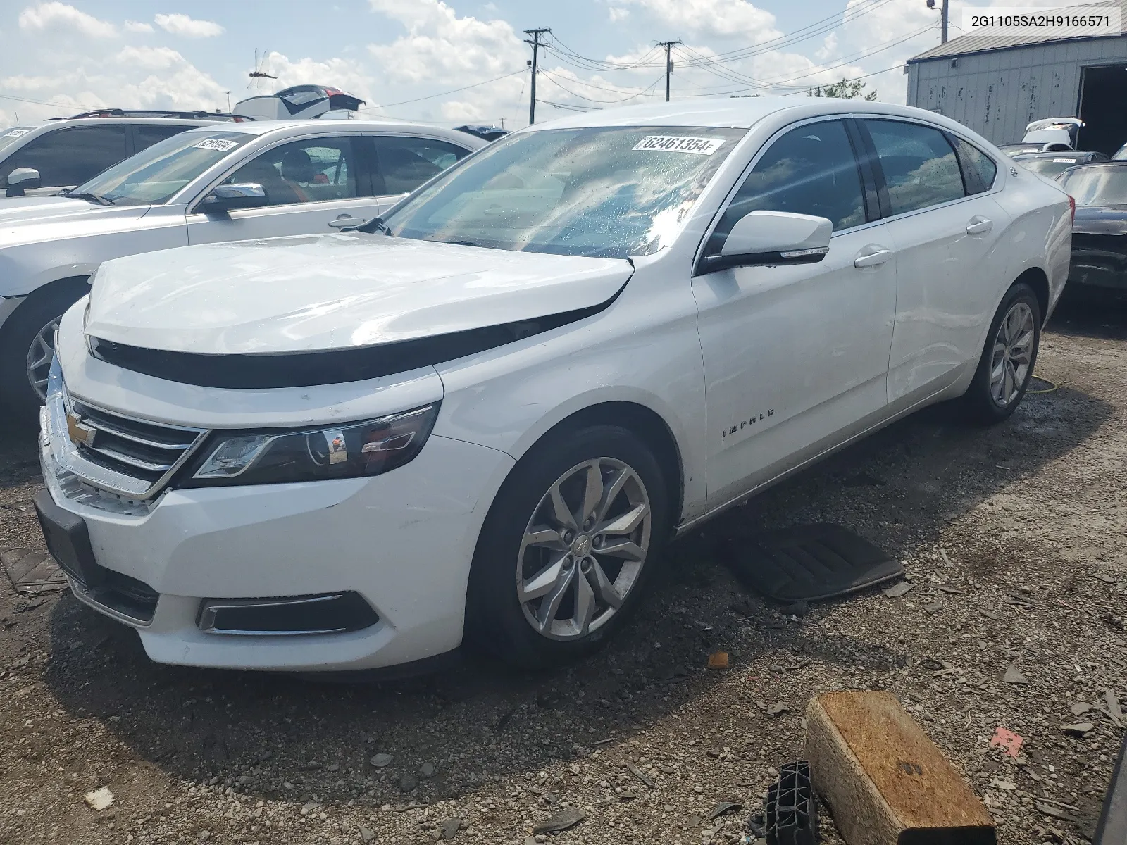 2017 Chevrolet Impala Lt VIN: 2G1105SA2H9166571 Lot: 62461354