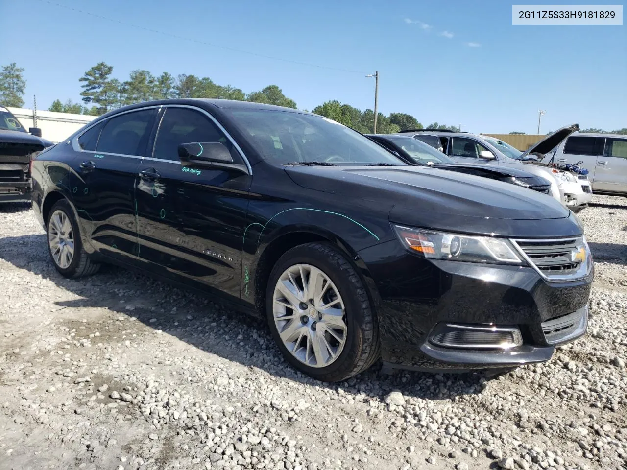 2017 Chevrolet Impala Ls VIN: 2G11Z5S33H9181829 Lot: 62628274