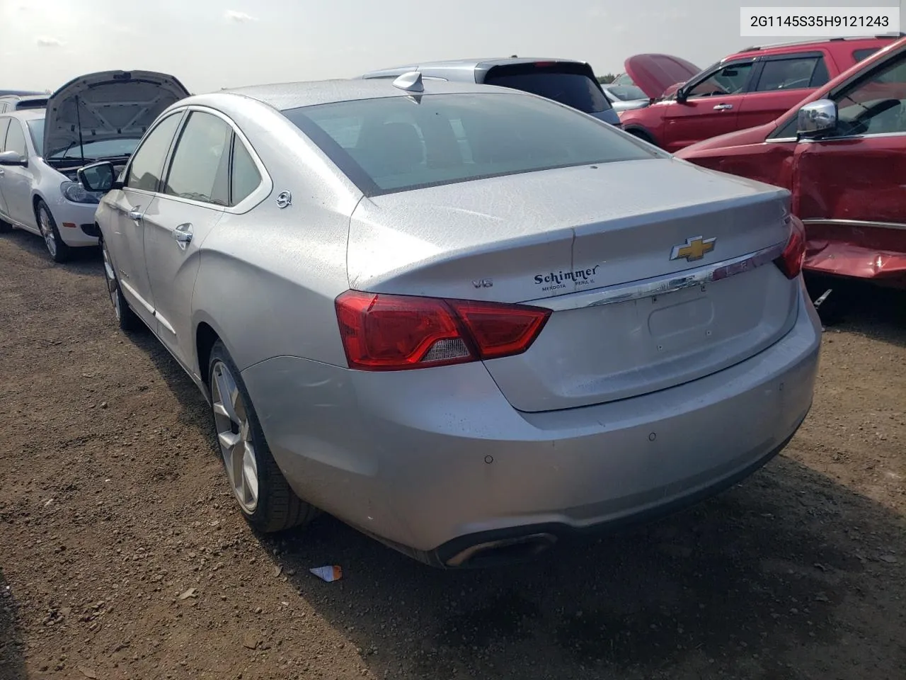 2017 Chevrolet Impala Premier VIN: 2G1145S35H9121243 Lot: 62850574