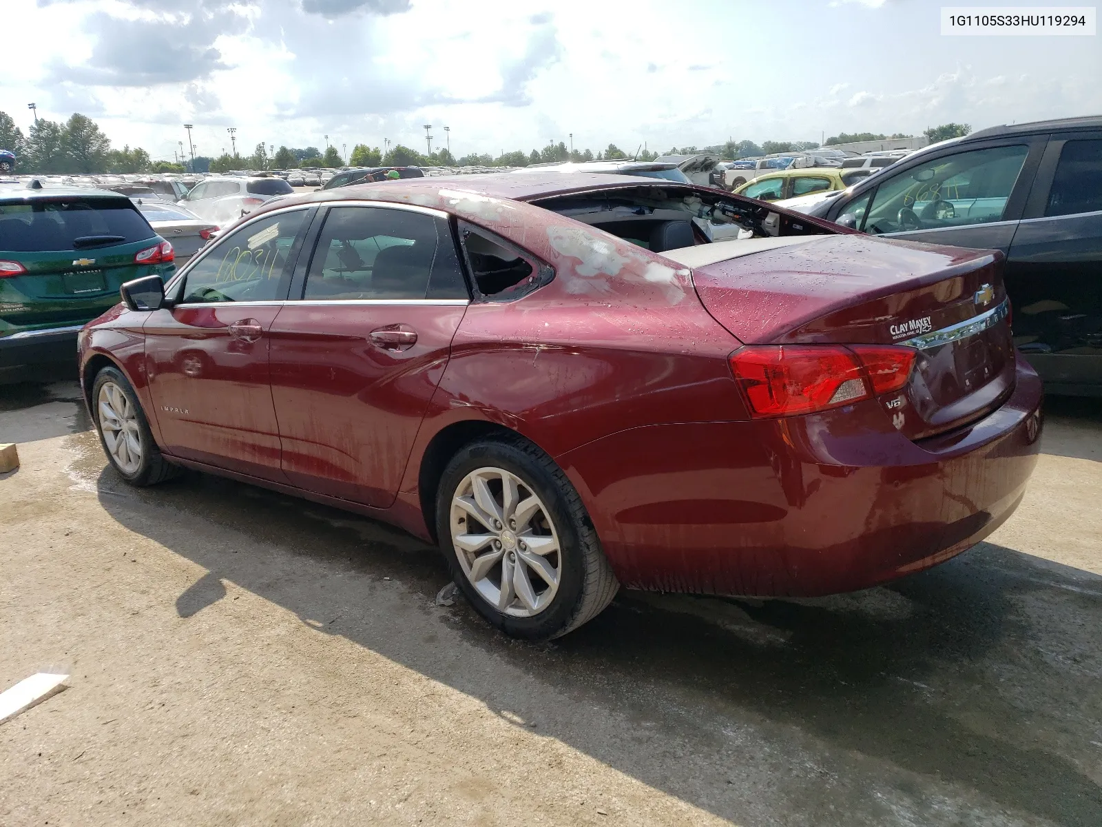 2017 Chevrolet Impala Lt VIN: 1G1105S33HU119294 Lot: 64423634