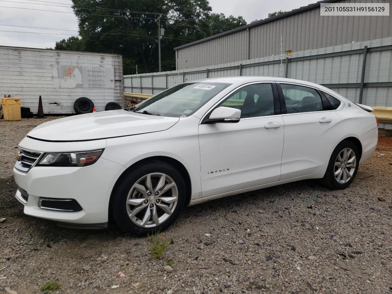 2G1105S31H9156129 2017 Chevrolet Impala Lt