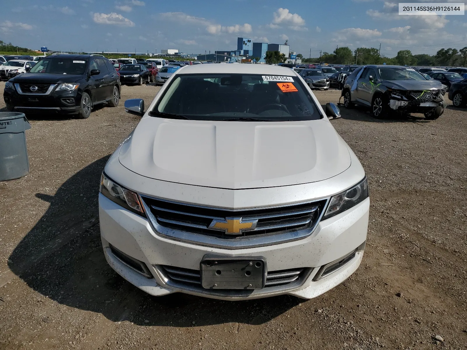 2017 Chevrolet Impala Premier VIN: 2G1145S36H9126144 Lot: 67045154