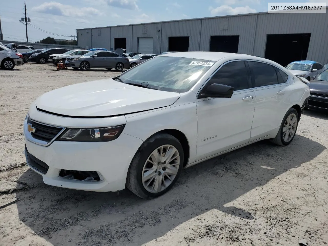 2017 Chevrolet Impala Ls VIN: 2G11Z5SA4H9187377 Lot: 67154234