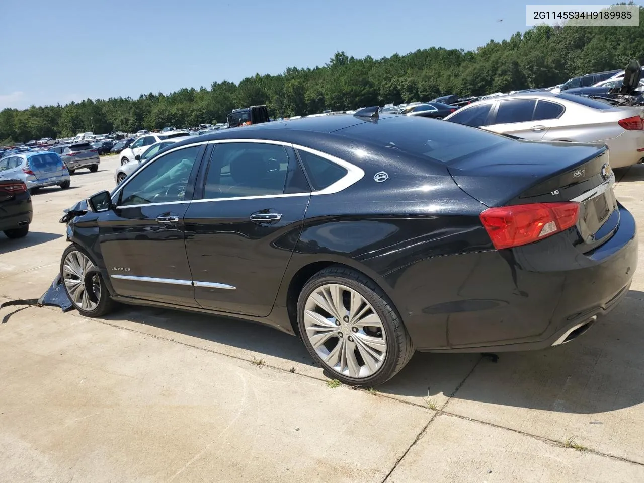 2017 Chevrolet Impala Premier VIN: 2G1145S34H9189985 Lot: 68315384