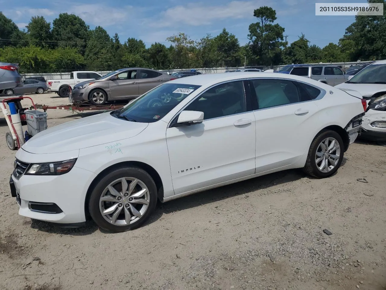 2017 Chevrolet Impala Lt VIN: 2G1105S35H9186976 Lot: 68543324