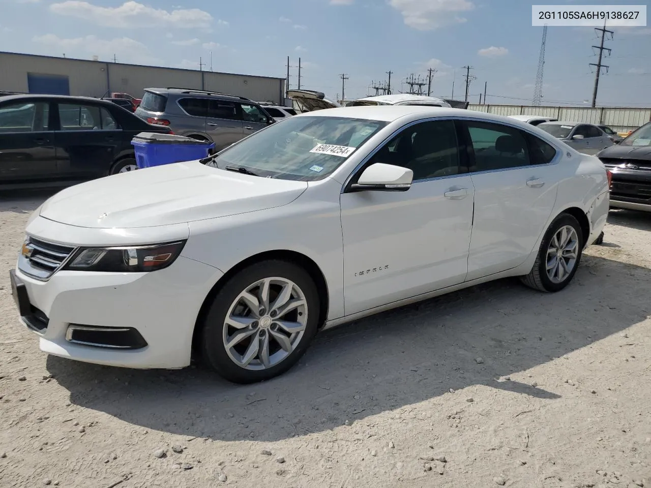 2017 Chevrolet Impala Lt VIN: 2G1105SA6H9138627 Lot: 69074254