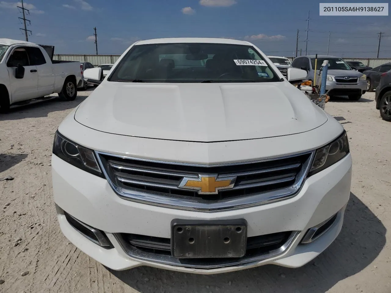 2017 Chevrolet Impala Lt VIN: 2G1105SA6H9138627 Lot: 69074254