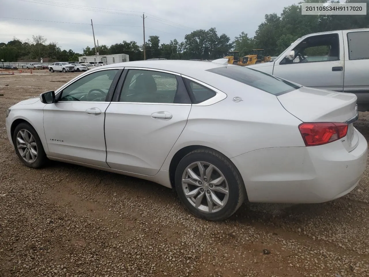 2G1105S34H9117020 2017 Chevrolet Impala Lt