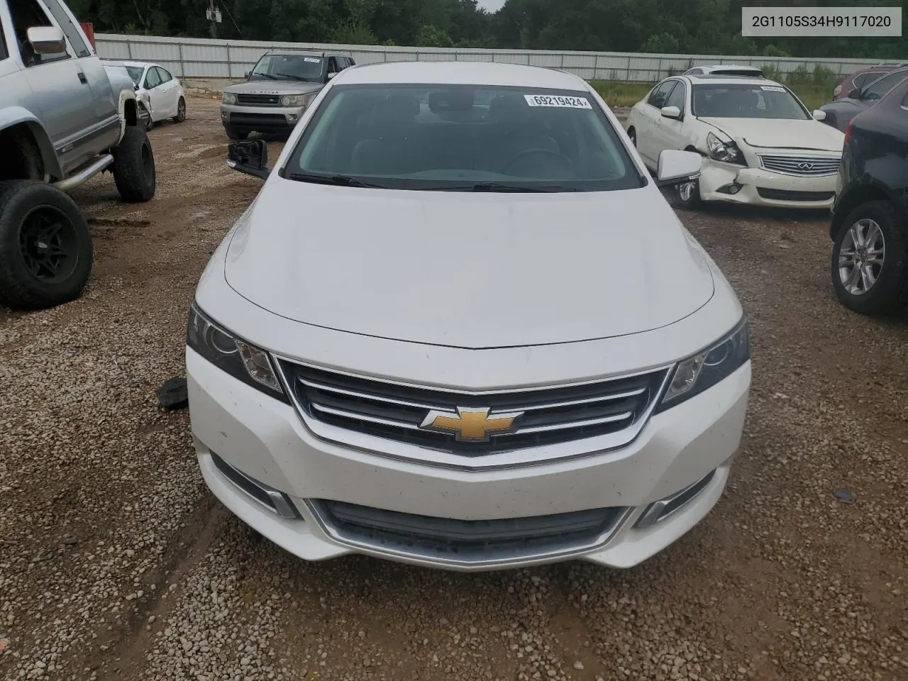 2017 Chevrolet Impala Lt VIN: 2G1105S34H9117020 Lot: 69219424